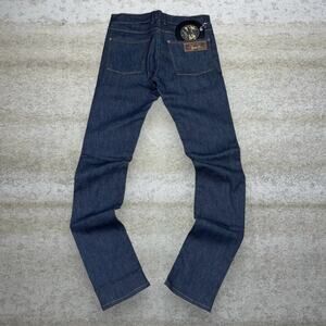 Vintage April 77 Jeans Dark Wash Skinny Fit Denim NWT with Guitar Pick Y2K